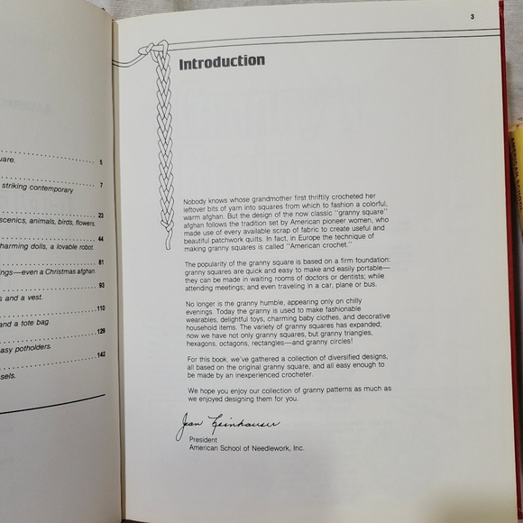 Vintage "The Great Granny Crochet" instructional Hardcover Book - Picture 10 of 14